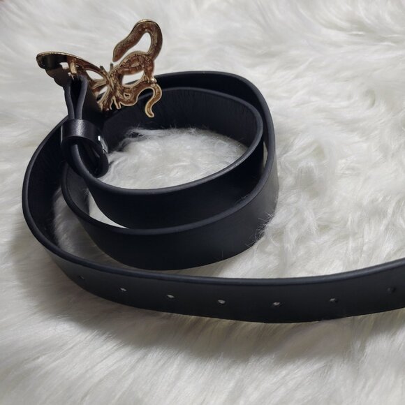 Snake/Butterfly Buckle Accent Belt main image 4